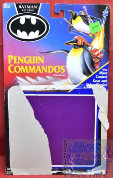 1991 Batman Returns Penguin Commandos Card Backer