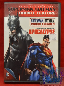 Batman Superman Double Feature DVD
