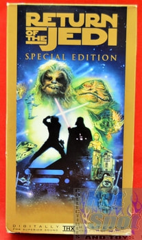 Star wars Return of the Jedi Movie on VHS