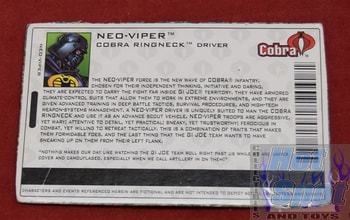 2003 Neo Viper Single Pack File Card