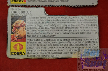 1987 Goloubus File Card