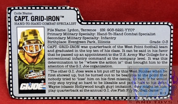 1990 Capt. Grid-Iron File Card