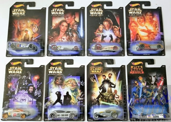 Star Wars Cars from the 2014 Set