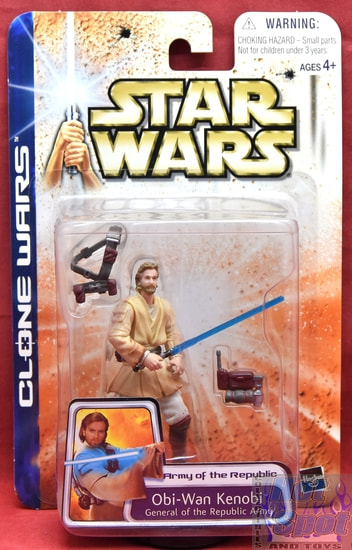 Clone Wars Obi-Wan Kenobi General of the Republic Army