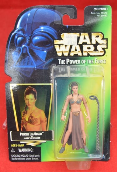 Green Card Princess Leia Organa Jabba's Prisoner Figure