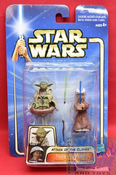 Atack of the Clones Yoda and Chian Padawan Training Figure 2 Pack