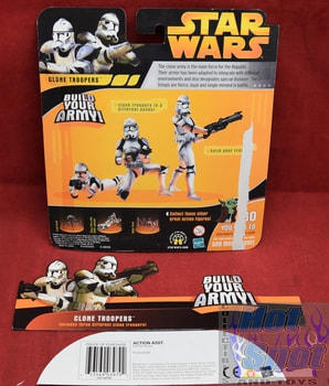 ROTS Clone Troopers 3 Pack Card Backer