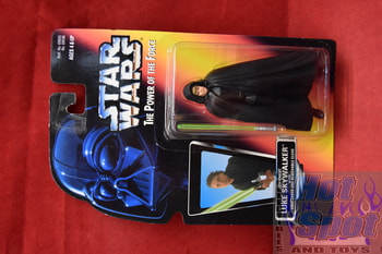 Red Card Jedi Knight Luke Skywalker w/ Lightsaber and Removable Cloak (Black Vest)