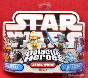Galactic Heroes Commander Bly & Aayla Secura Figure 2 Pack