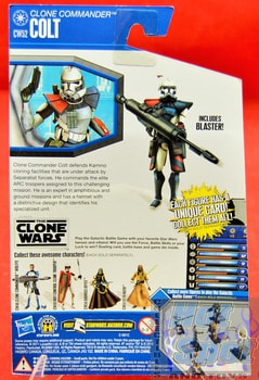 The Clone Wars CW52 Clone Commander Colt
