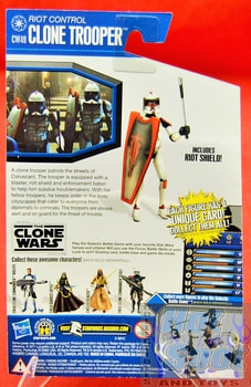The Clone Wars CW49 Riot Control Clone Trooper