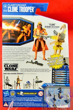 The Clone Wars CW26 Flamethrower Clone Trooper