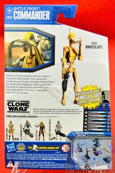 The Clone Wars CW22 Battle Droid Commander