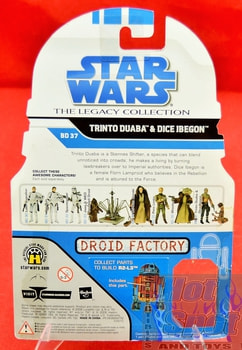 The Legacy Collection The Clone Wars BD37 Trinto Duaba & Dice Ibegon