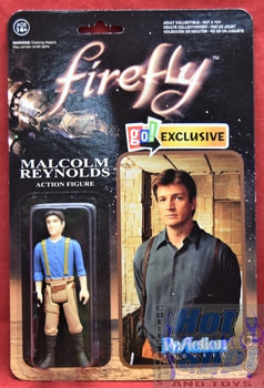 Malcolm Reynolds ReAction Go Games Exclusive Carded Figure