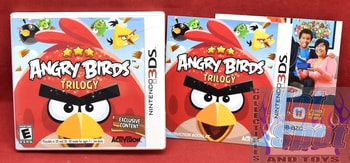 3DS Angry Birds Trilogy Case Slip Cover & Booklets