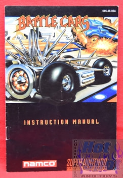 Battle Cars Instruction Manual