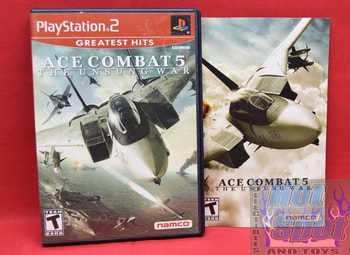 Ace Combat 5 The Unsung War Cases, Slipcovers & Manuals