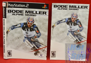 Bode Miller Alpine Skiing Instructions Booklet and Slip Cover