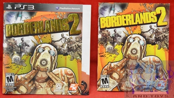 Boarderlands 2 BOOKLET AND SLIP COVER ONLY