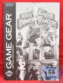 Mighty Morphin Power Rangers Instruction Manual Booklet MMPR