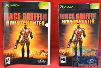 Mace Griffin Bounty Hunter Instructions Booklet and Slip Cover