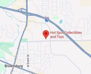 Map to Hot Spot Collectibles and Toys