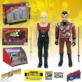 SDCC Flash Gordon 2 pack Exclusive