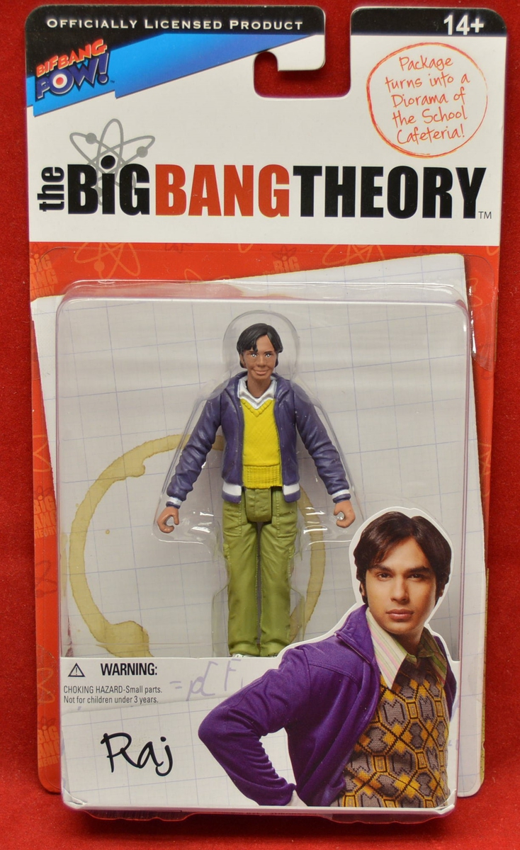 Big Bang Theory Bendable Raj figure by Wonderland 004046 