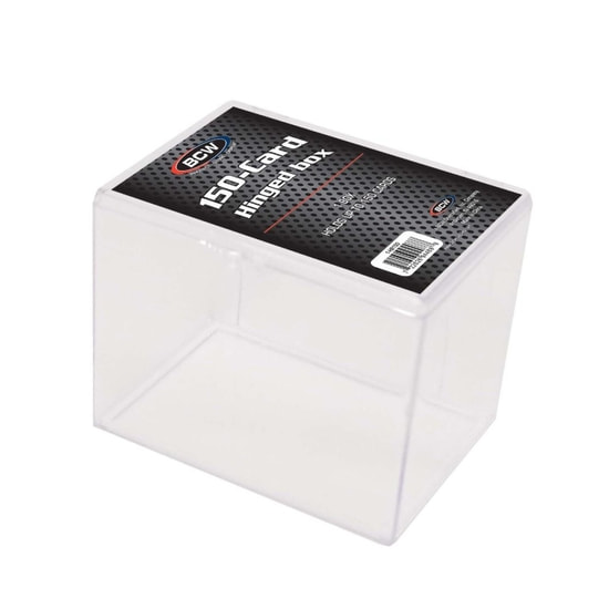 BCW Hinged Trading Card Box - 150 Count