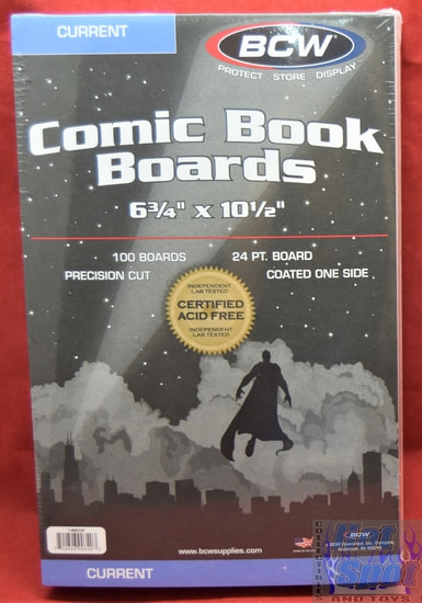 BCW Comic Book Boards