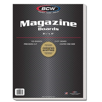 Magazine Backing Boards 8.5" x 11" (Pack of 100)