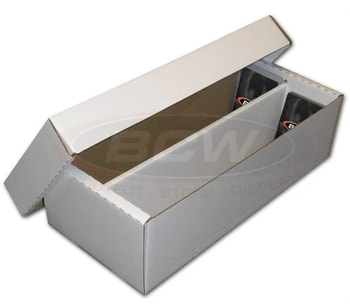 1600 Count Card Storage Box (Shoe Box Style) by BCW