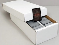 1600 Count Card Storage Box (Shoe Box Style) by BCW