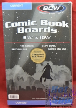 BCW Current Comic Book Bags and Backing Boards - 100 ct