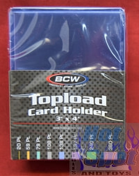 BCW Topload Card Holder Pack of 25