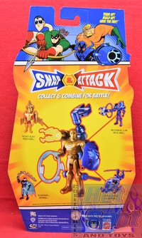 The Brave & The Bold Gold Metal Men w/ Super Attack Starro Figure