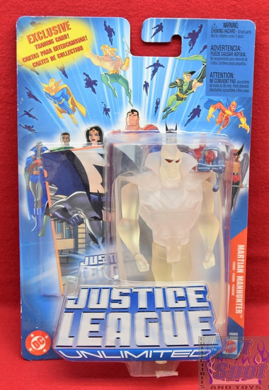 Justice League Unlimited Exclusive Trading Card Martian Manhunter Figure