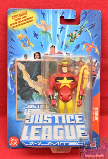 Justice League Unlimited Exclusive Trading Card Starman Figure