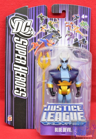 Justice League Unlimited DC Super Heroes Blue Devil Figure