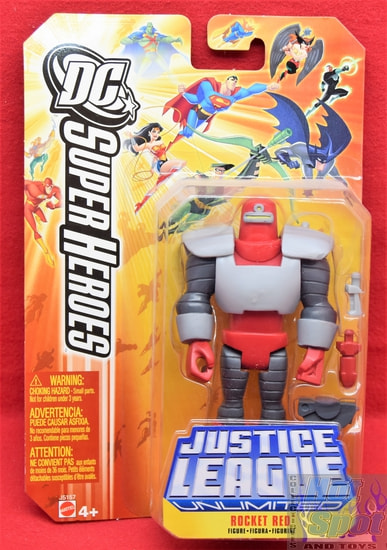 Justice League Unlimited DC Super Heroes Rocket Red Figure