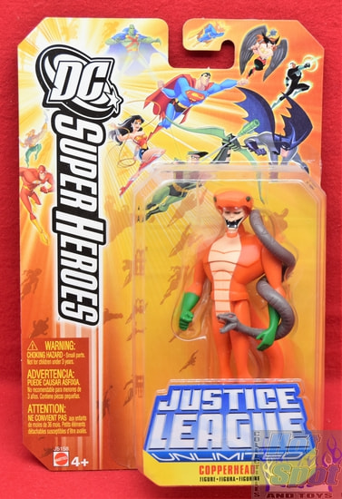Justice League Unlimited DC Super Heroes Copperhead Figure