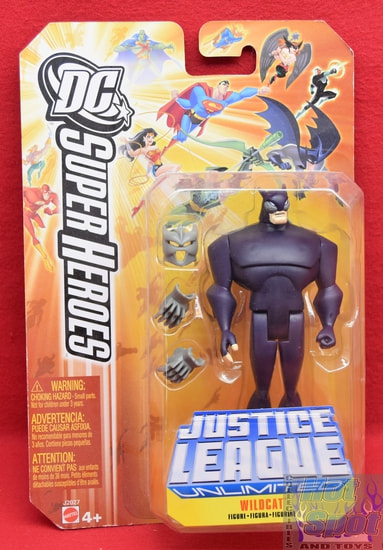 Justice League Unlimited DC Super Heroes Wildcat Figure