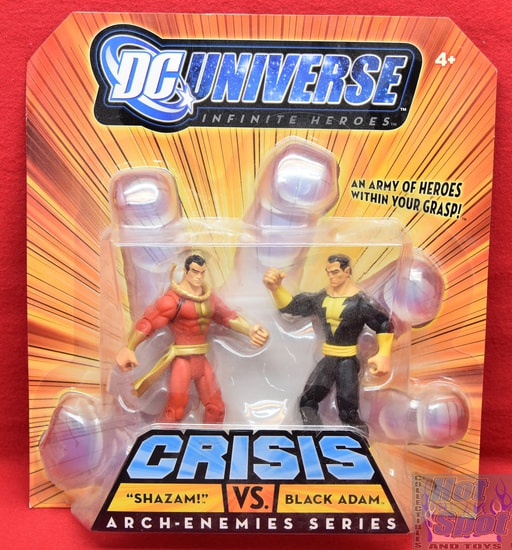 Infinite Heroes Crisis Shazam vs Black Adam Arch-Enemies Figure 2 Pack