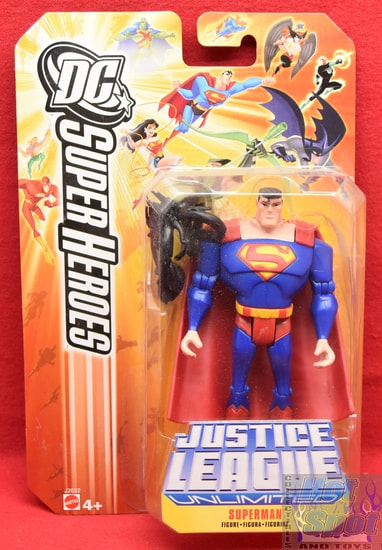 Justice League Unlimited DC Super Heroes Superman Black Mercy Figure