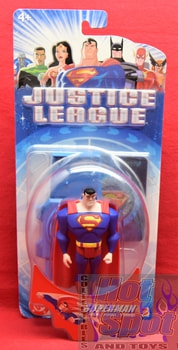 Justice League Base & Trading Card Superman Figure