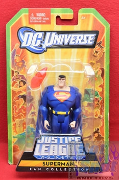 DC Universe Justice League Unlimited 4" Justice League Unlimited Fan Collection Superman Blue Suit Figure