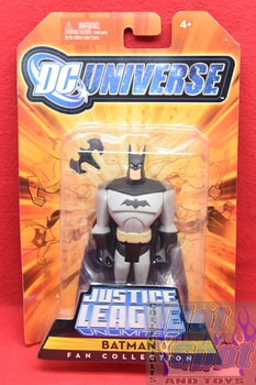 DC Universe Justice League Unlimited 4" Justice League Unlimited Fan Collection Batman Black / Grey Figure