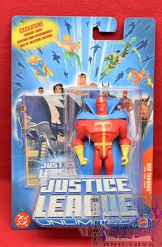 Justice League Unlimited Exclusive Trading Card Red Tornado Figure