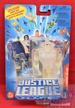 Justice League Unlimited Exclusive Trading Card Martian Manhunter Figure